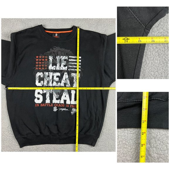 Miskeen Sweater Mens 2XL XXL Black Logo Crewneck Fleece Originals Y2K Vintage 1 - Picture 9 of 9